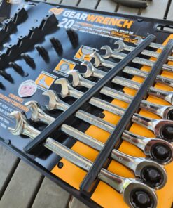 Gearwrench 20-Piece Ratcheting Wrench Set, SAE and Metric # 35720 27 71vyHuaWFDL