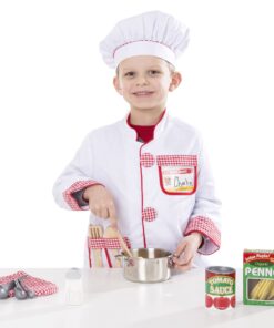 Melissa & Doug Stainless Steel Pots and Pans Pretend Play Kitchen Set for Kids (8 pcs) - Kids Kitchen Accessories Set, Toy Pots And Pans For Kids Kitchen, Cooking Toys For Kids Ages 3+ Silver 27 71vzJHnC99L