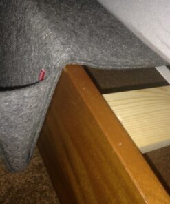 Kikkerland Grey Felt Bedside Pocket Caddy, Large Pocket Felt Storage, Organizer for Magazine Remotes Phone, Storage Bag Pocket for Bunk, Grey Single 25 71vzcHxHTbL