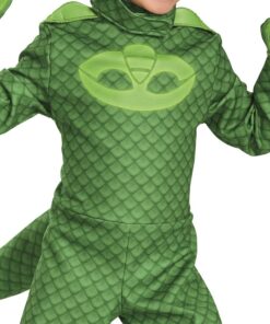 Disguise Deluxe PJ Masks Gekko Costume Small (2T) 22 71vzqhy43RL