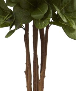 Nearly Natural 6ft Fiddle Leaf Fig Artificial Trees, 72in, Green 72 in 35 71w p7ehTeL