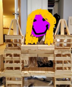 KEVA Structures 200 Wood Building Planks Set - Building Toy Includes 200 Wooden Blocks and Idea Book - Ages 5 and Up 26 71w0W24kWfL