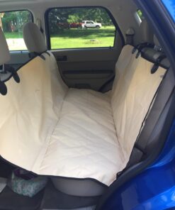 PET MAGASIN Durable Beige Pet Car Seat Cover Waterproof & Scratch Proof & Nonslip Backing & Hammock Style & Heavy Duty Back Seat Protector for Cars Trucks and SUVs 29 71w0jDci1vL 1