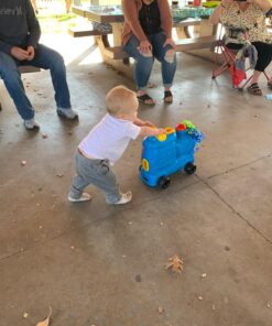 VTech Sit-to-Stand Ultimate Alphabet Train, Blue Standard Packaging 49 71w1DwRg19L