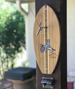 Tiki Toss Ring Toss Game for Adults & Kids - Hook and Ring Games with String and Hooks for Indoor Use, Man Cave Decor & Stuff, Gifts for Men Original 38 71w1LwrFEzL