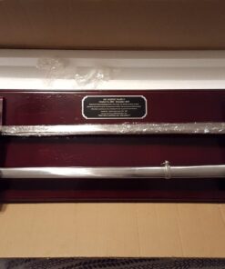 Sword/Saber Display Plaque Rack Holder Wall Rack, Alternative to Display Case Mahogany 37 71w2KiVQeeL