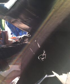 OxGord Car Seat Cover - Poly Cloth Solid Black with Front Low Bucket and 50-50 or 60-40 Rear Split Bench - Universal Fit for Cars, Truck, SUV, Van 51 71w2izvtbL