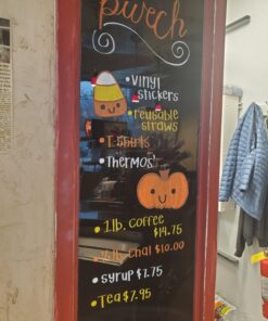 Chalkola Liquid Chalk Markers Erasable (30 Pack 6mm) Pastel + Neon Chalk Pens - Wet Wipe Washable Paint for Chalkboard Sign, Blackboards, Car Window, Glass, Bistro, Board, Mirror - 6mm Reversible Tip Bold Tip - 6mm 30 71w3KrCnaOL