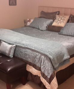 Modway Lily Tufted Linen Fabric Upholstered King Headboard in Beige 31 71w3xiuTBNL