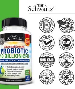 Daily Probiotic Supplement with 40 Billion CFU - Gut Health Complex with Astragalus and Lactobacillus Acidophilus Probiotic for Women and Men - Shelf Stable Pre and Probiotics for Digestive Health 30-Day Supply Probiotic 23 71w4Am29FtL