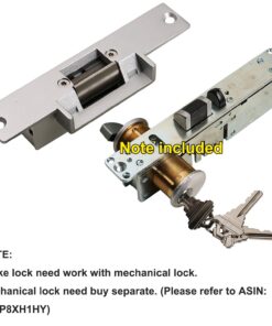 UHPPOTE Electric Strike Door Lock Fail-Secure for Access Control System Deadlatches or Cylindrical Locksets Fail Secure 20 71w4jCrDJIL