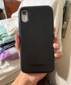 OtterBox iPhone XR Symmetry Series Case - BLACK, Ultra-Sleek, Wireless Charging Compatible, Raised Edges Protect Camera & Screen iPhone Case 40 71w5HH1zh4L