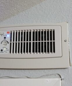 Suncourt Flush Fit HC500-W Vent Cover with Fan Booster, Energy Efficient AC Register Booster, Improved Air Flow for Better Indoor Heating and Cooling, White For 4”x10” register openings 14 71w6AOOVceL