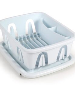 Camco 43511 Mini Dish Drainer, White, EA Dish Rack and Tray 32 71w6rFtsznL