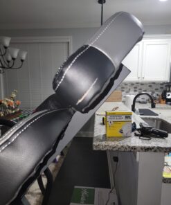 INNOVA HEALTH AND FITNESS ITM5900 Advanced Heat and Massage Inversion Table, Gray/Black 66 71w9tezaYBL