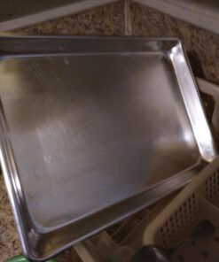 New Star Foodservice | Commercial-Grade Bun/Sheet Pan 18-Guage (9 x 13 x 1 inch (Quarter Size)) 9 x 13 x 1 inch (Quarter Size) 53 71w9zTPmvuL