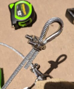 Forney 70452 Wire Rope, Vinyl Coated Aircraft Cable, 250-Feet-by-1/8-Inch thru 3/16-Inch 1/8-Inch - 3/16-Inch 49 71wAjR4s46L