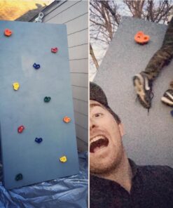 Squirrel Products Kids Rock Climbing Holds Indoor & Outdoor Playground Accessories Rock Wall Climbing Kit with Mounting Hardware 20 Pack XL Deluxe 48 71wAze6FaL