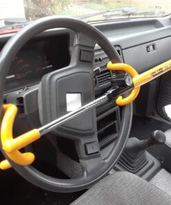 Winner International The Club 3000 Twin Hooks Steering Wheel Lock, Yellow 28 71wCJNcmnFL
