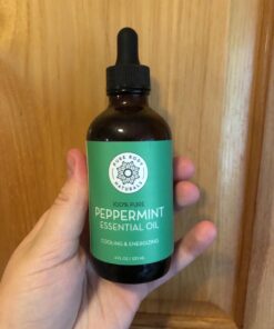 Peppermint Essential Oil, 4 Fl Oz - Pure and Undiluted Mentha Piperita Oil, Therapeutic Grade Aromatherapy Oil for Diffuser, Relaxation and Focus - by Pure Body Naturals 32 71wDKMX7GrL