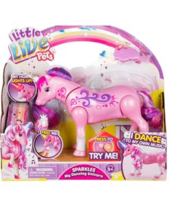 Little Live Pets - Sparkles My Dancing Interactive Unicorn | Dances & Lights to Music - Engaging Fun - Batteries Included | For Ages 5+ 33 71wDffJ4ECL