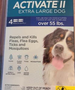 Activate II Flea and Tick Prevention for Dogs | 4 Count | Small Dogs 4-10 lbs | Topical Drops | 4 Months Flea Treatment 35 71wDjtxLoSL