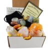 Chakra Mineral Starter Set/Crystal Healing Kit ~ 6 Colorful Mineral Stones Plus 7 Chakra Tumbled Gemstones, Spiritual Metaphysical, Reiki, Chakra, Healing, Bohemian, Natural 50 71wEQFNlTIL