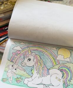 Unicorn Coloring Book: For Kids Ages 4-8 (US Edition) (Silly Bear Coloring Books) 20 71wEyOSyBKL