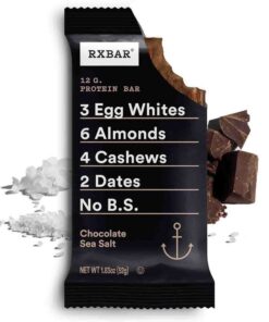 RXBAR Protein Bars, Protein Snack, Snack Bars, Chocolate Sea Salt, 22oz Box (12 Bars) 20 71wG1mpM8eL