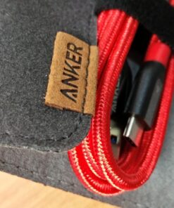 Anker USB C Cable, PowerLine+ USB-C to USB 3.0 cable (3ft/0.9m), High Durability Type C Braided Charging Cable Compatible with Samsung Galaxy S10, S9, Huawei P10, P9, Sony XZ, HTC 10 and More (Red) 3ft Red 62 71wHCbaVPiL