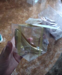 Super Z Outlet Plastic Mini Cinderella Princess Inspired Slipper High Heel Shoe Party Decoration for Weddings, Birthday Party, Table Serving, Candy & Other Event Favors (24 Pieces) 40 71wHMuU0sdL 1