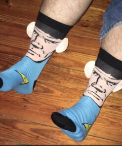 Star Trek Spock with Ears Crew Socks, Blue, Sock Size 10-13, Shoe Size 6-12 22 71wIBSdsGaL