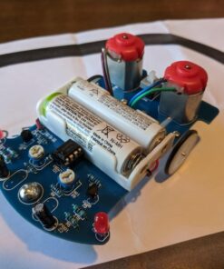 MiOYOOW Practice Soldering Learning Electronics Kit Smart Car Soldering Project Kits Line Following Robot Beginners DIY Electronics Education School Competition W/English Manual 1 Pack-soldering Tracking Car(dc Motor) 49 71wIGDItzcL