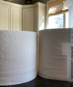 Amazon Brand - Presto! 2-Ply Toilet Paper, Ultra-Soft, Unscented, 24 Rolls (4 Packs of 6), Equivalent to 120 regular rolls 6 Rolls (Pack of 4) 58 71wIHHbdaTL