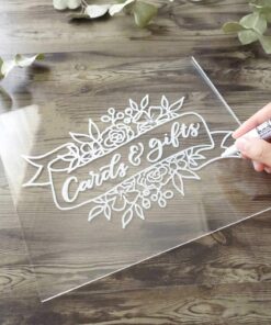 UNIQOOO 10 Pack Clear Acrylic Sign Acrylic Wedding Table Numbers, 8 x 10 inch, DIY Acrylic Sheet for Wedding Table Number Holder, Table Display Stand Signs for Party Events, Office 8x10",10 set 28 71wJ17GJxxL