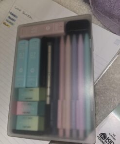 Four Candies Cute Mechanical Pencil Set, 6PCS Pastel Pencils 0.5mm & 0.7mm with 360PCS HB Pencil Leads, 3PCS Erasers and 9PCS Eraser Refills, Aesthetic Mechanical Pencils for Girls Writing 0.5&0.7 mm 46 71wJQOJqolL