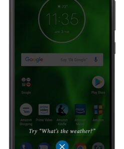 Moto G6 with Alexa Hands-Free – 32 GB – Unlocked (AT&T/Sprint/T-Mobile/Verizon) – Black - Prime Exclusive Phone 32 GB Storage + 3 GB RAM 12 71wJRp2A2QL