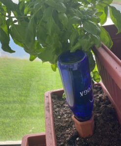 Modern Innovations Ceramic Terracotta Self Watering Spikes (4 Pack) Vacation Automatic Plant Waterer Devices, Indoor/Outdoor Planter Insert, Terra-Cotta Stakes for Potted Plants, Auto-Water System 4 Pack 34 71wJdh7IT4L