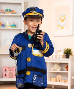 Alternative view of Melissa & Doug Police Officer Role Play Costume Dress-Up Set (8 pcs) Standard Packaging