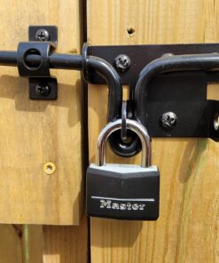 Master Lock Covered Aluminum Lock, Locker Lock with Key, Key Lock for Gym Locker, 1 Pack, 141D, Black Padlock 30 71wKLjhYAkL