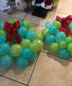 AGPtEK Electric Air Balloon Pump with Built-in Tying Tool, 110V 600W Pink and White Portable Dual Nozzle Inflator/Blower for Party Decoration-with Tying Tool on Handle 39 71wKhSUefQL