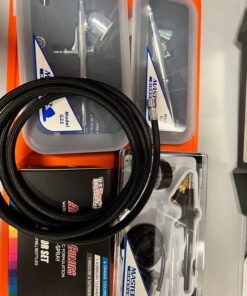 Master Airbrush Cool Runner II Dual Fan Air Compressor Professional Airbrushing System Kit with 3 Airbrushes, Gravity and Siphon Feed - 6 Primary Opaque Colors Acrylic Paint Artist Set - How to Guide 42 71wKwlcNoUL