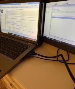 WESTHOD 12" Laptop Monitor Extender, Portable Monitor for Laptop HDMI USB C Screens Extender FHD 1080P, Plug-Play Tri-Screen for 13”-16” Laptops 118 71wLgAZbV0L