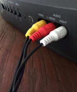 iMBAPrice 12 Feet 3RCA to 3RCA Audio and Video Cable in Gold Plated, Male to Male Composite AV Cable for TV Set Top Box, Speaker, Amplifier, DVD Player and More 25 71wM94h0eqL