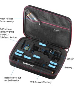 Alternative view of Smatree Carrying Case Compatible for GoPro Hero 12/11/10/9/8/7/6/5/4/3+/3/ GoPro HERO 2018(Cameras and Accessories NOT included)
