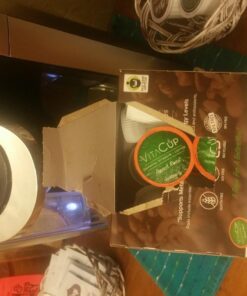 VitaCup Energy Dark Roast Coffee Pods, Boost Focus & Metabolism, Antioxidants, B Vitamins, Bold & Smooth,100% Arabica Coffee, Recyclable Single Serve Pod Compatible with Keurig K-Cup Brewers,16 Ct Dark Roast Energy 16 Count (Pack of 1) 31 71wMQd4oACL
