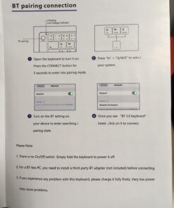 Samsers Foldable Bluetooth Keyboard - Portable Wireless Keyboard with Stand Holder, Rechargeable Full Size Ultra Slim Keyboard Compatible IOS Android Windows Smartphone Tablet and Laptop-Black Black 49 71wN9XTFtCL