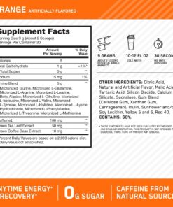 Optimum Nutrition Amino Energy - Pre Workout with Green Tea, BCAA, Amino Acids, Keto Friendly, Green Coffee Extract, Energy Powder - Orange Cooler, 30 Servings (Packaging May Vary) 30 Servings (Pack of 1) 23 71wNzq0gA3L