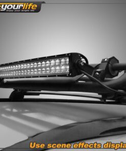 Eyourlife LED Light Bar Side Mounting Brackets with Rubber Pads, Universal Fit Metal Side Brackets Kit with Bolts, Sturdy Light Mounting Replacement for Rigid or Curve Light Bars for Jeep Truck & SUV 16 71wPXeBgdyL