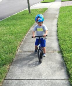 Strider 12” Classic Bike - No Pedal Balance Bicycle for Kids 18 Months to 3 Years - Includes Built-In Footrest, Handlebar Grips & Flat-Free Tires N 28 71wQWIWJAKL